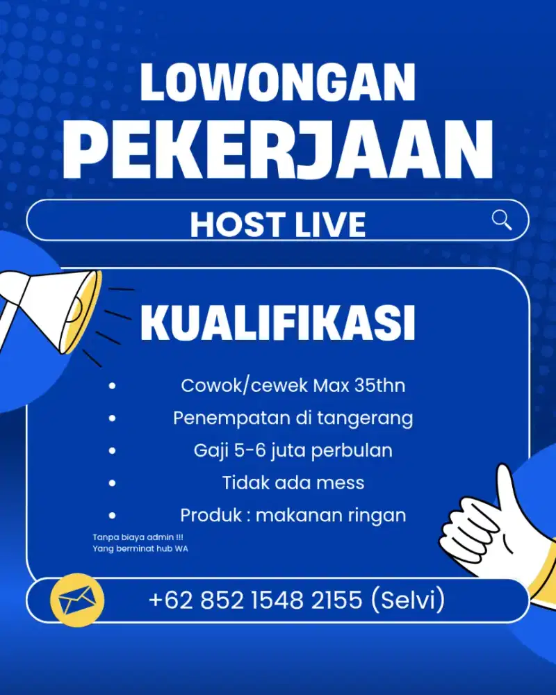 Host Live (Produk Makanan Ringan)