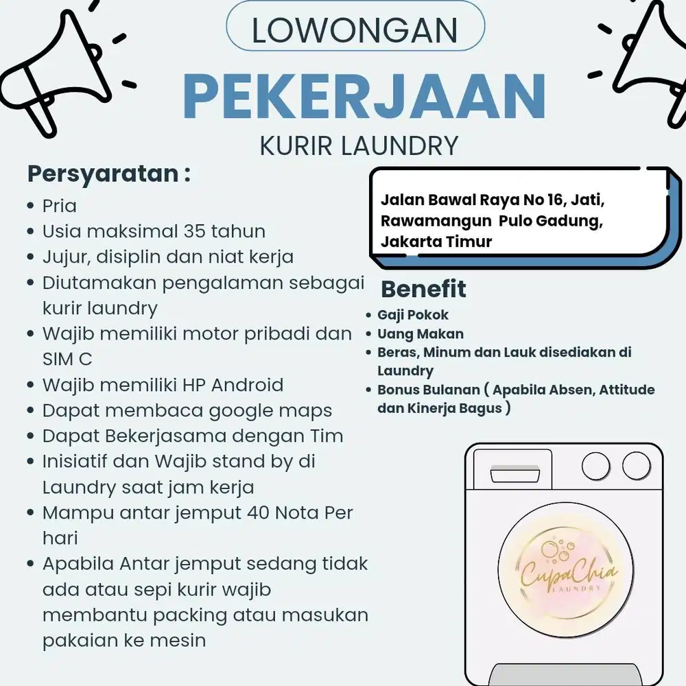 Lowongan Laundry