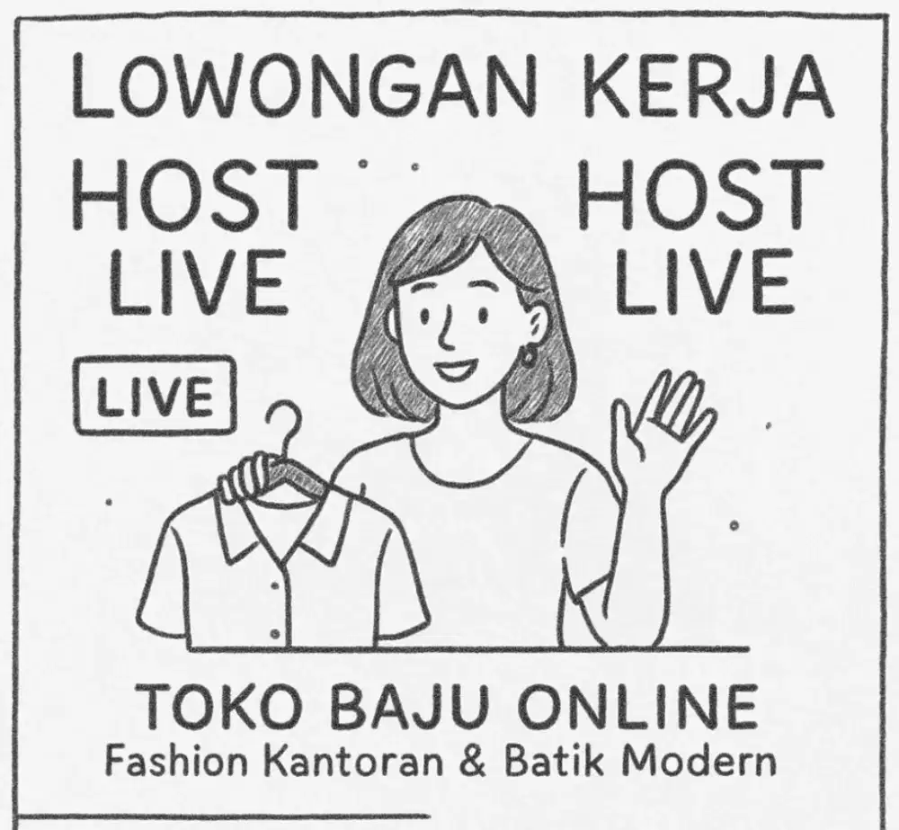 LOWKER talent/host live olshop baju wanita area citraland northwest
