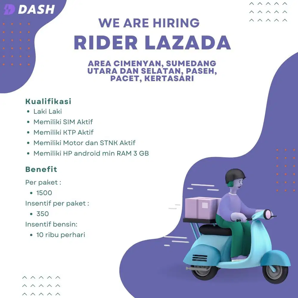 Kurir Last Mile Lazada Bandung