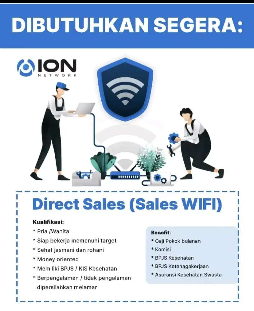 Marketing wifi ion klaten