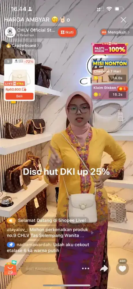 Lowongan kerja host live streaming