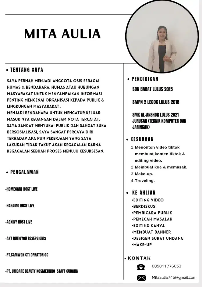 Mencari loker host live streaming ada pengalaman 3 tahun