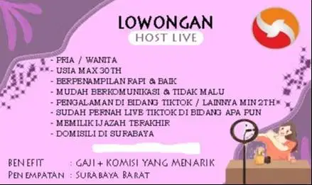 HOST LIVE PRODUK JAM TANGAN