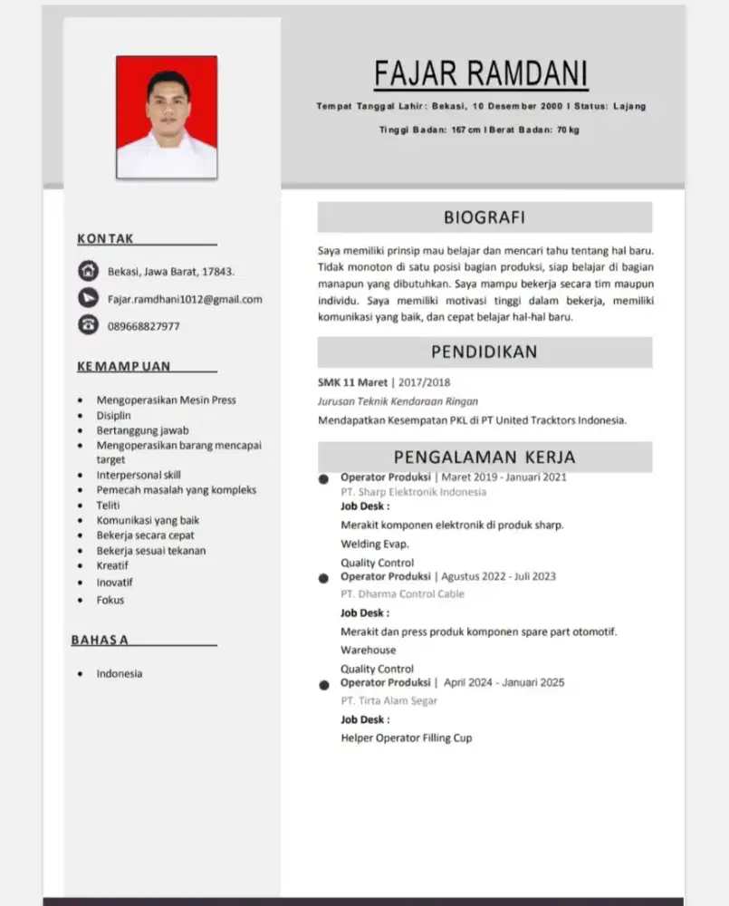 Mencari Lowongan pekerjaan