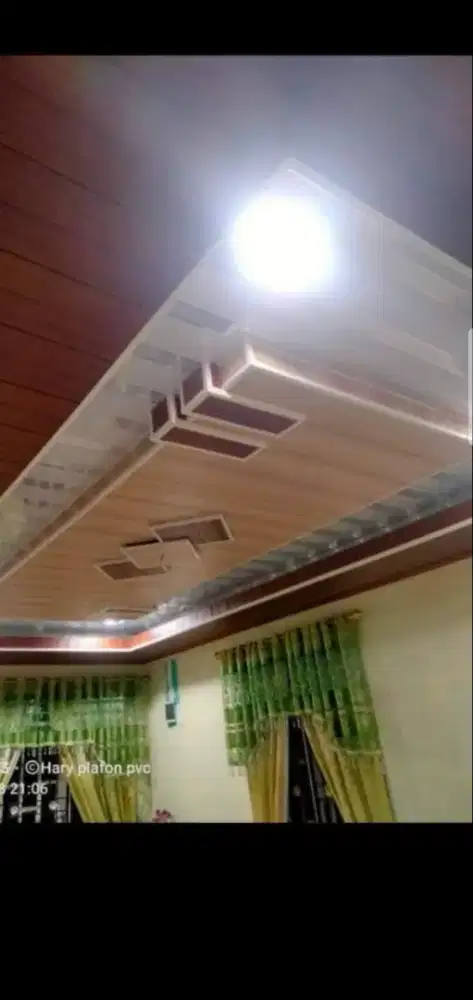 Jasa pemasangan plafon PVC dan gypsum.. WPC marmer