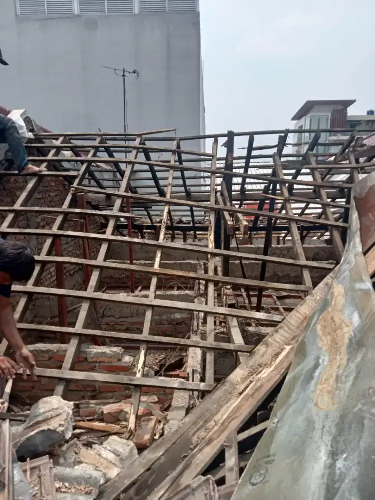 atap bocor kanopi atap bajariagn  terpasang dll
