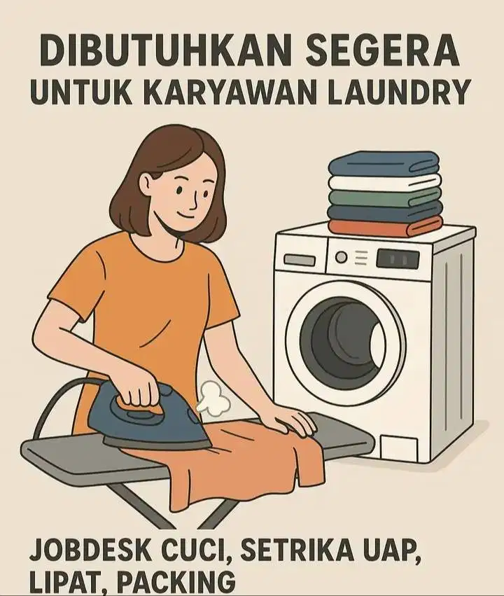 Lowongan untuk laundry monster