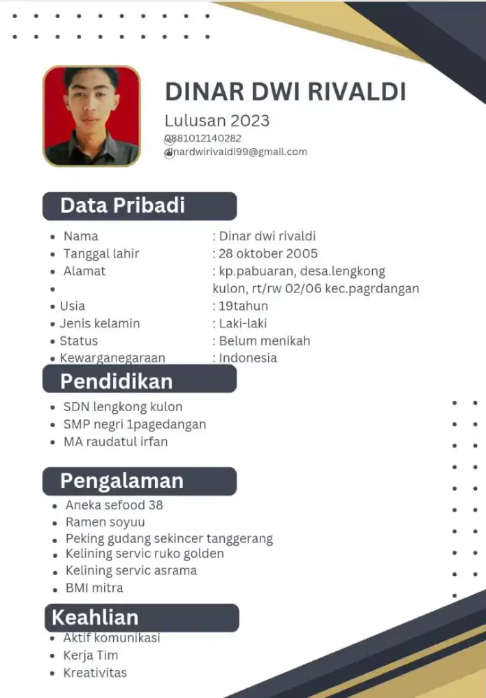Cari kerja apa saja