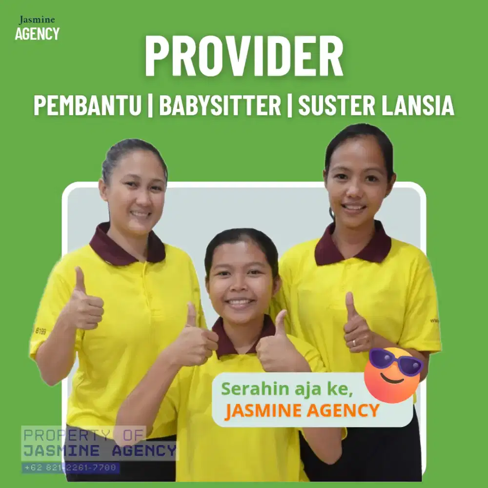 Sedia pembantu, babysitter, suster lansia, dll
