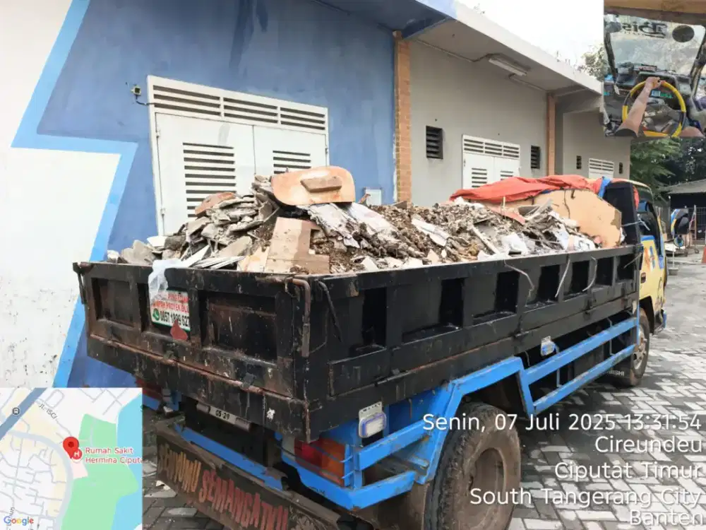 Jasa buang puing dan buang sampah