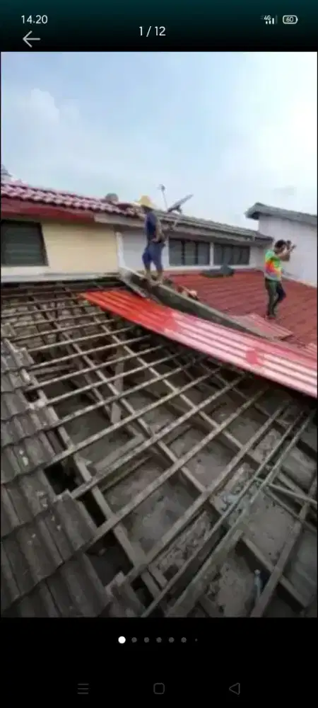 atap bocor kanopi atap bajarigan terpasang.dll