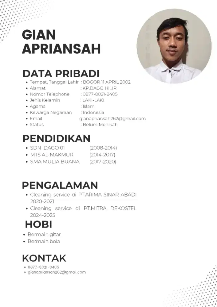 Sedang mencari pekerjaan