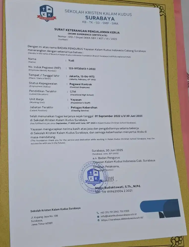 Saya sedang mencari kerja