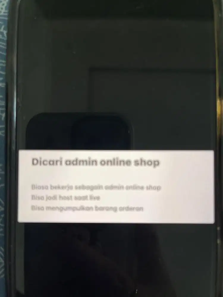 Dicari admin online