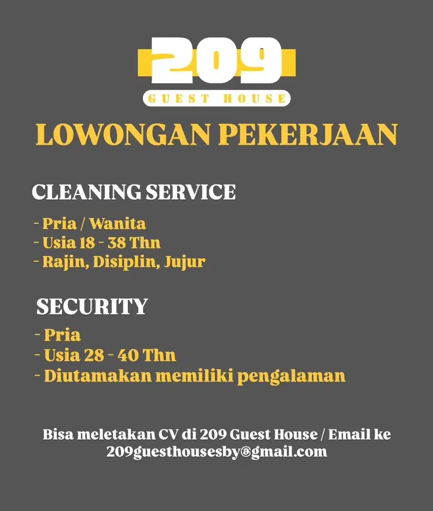 LOWONGAN PEKERJAAN SURABAYA