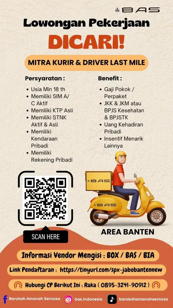 Lowongan Pekerjaan Kurir SPX