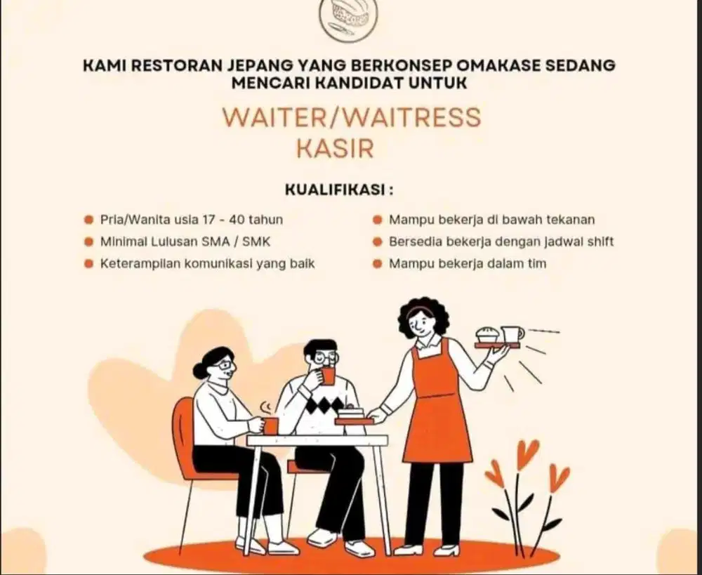 Lowongan kerja resto terbaru