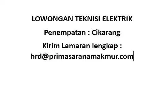Teknisi Elektrik