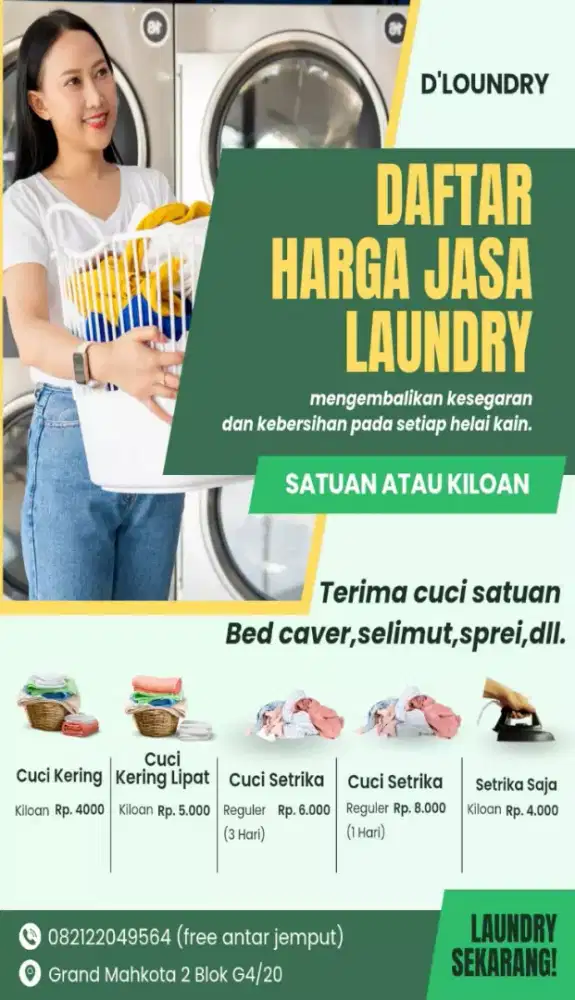 Lowongan kerja untuk tenaga setrika