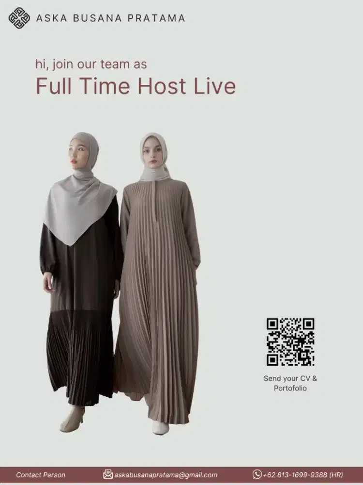 Lowongan Kerja Host Live Jakarta Utara