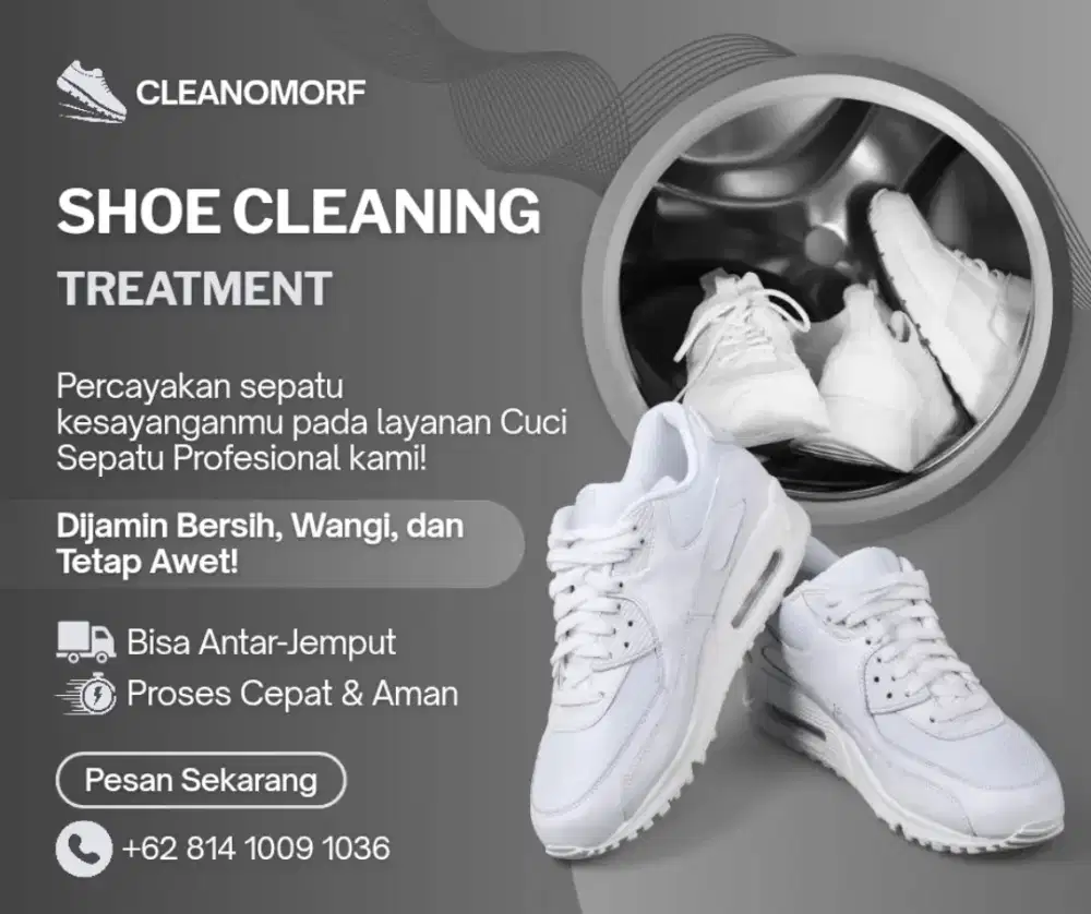 Jasa cuci sepatu
