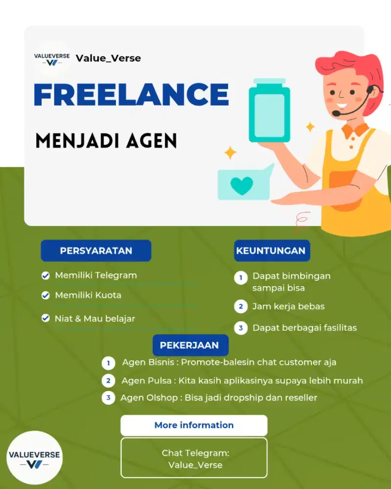 Freelance Telegram Agen