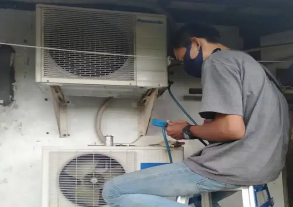 JASA SERVICE AC AMANAH, BONGKAR PASANG AC