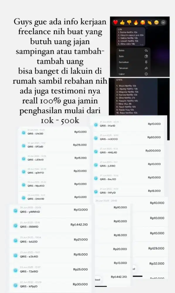 LOWONGAN PEKERJAAN FREELANCE