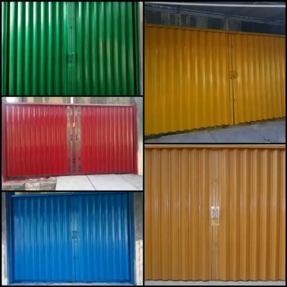 Pembuatan  pintu Foldinggate dan service