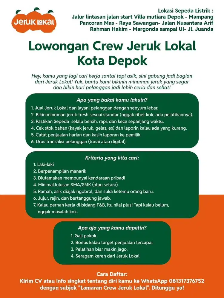 Crew Jeruk Lokal Depok