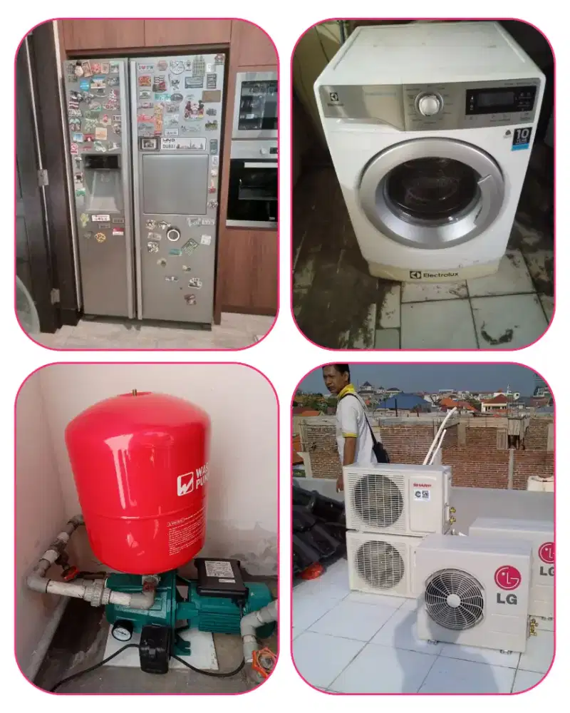 SERVICE-AC-POMPA AIR-PASANG TANDON-INSTALASI PIPA PVC-KURAS TANDON