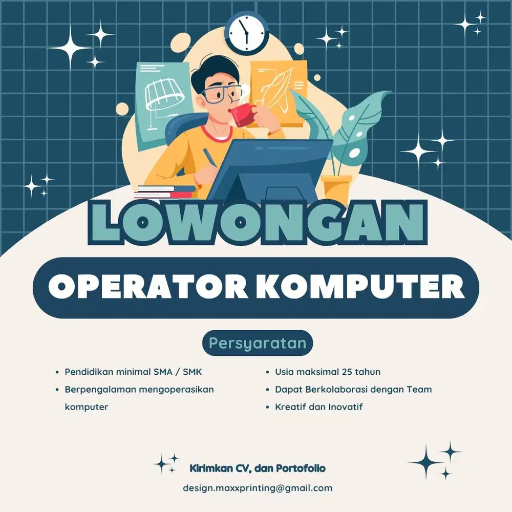 Operator Komputer percetakan