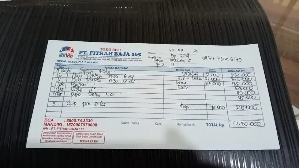 Kanopi bajaringan ganti atap rumah