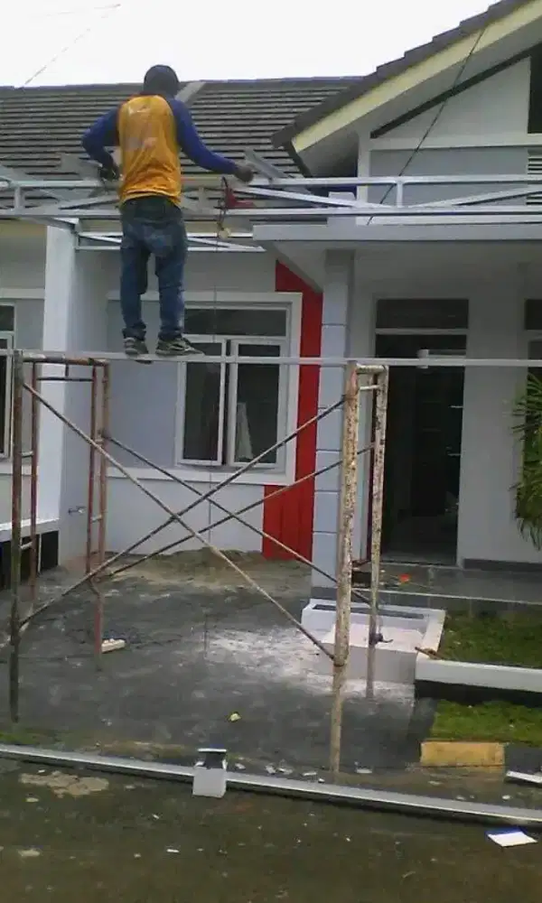 Kanopi bajaringan ganti atap rumah