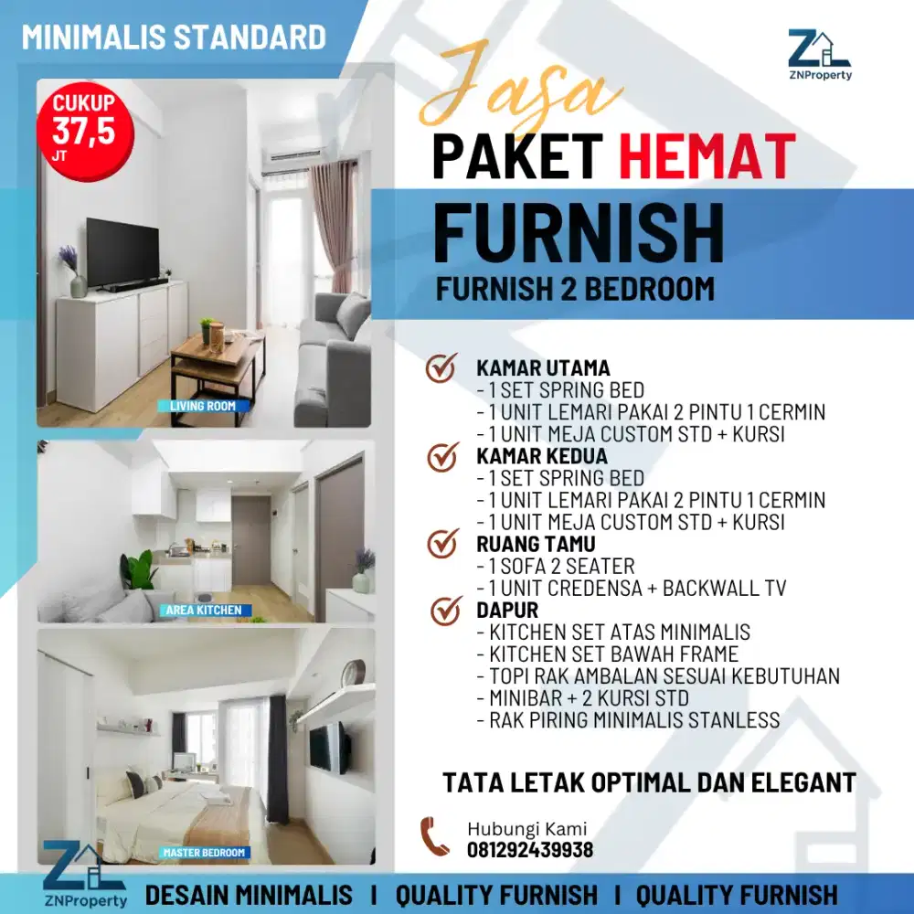 JASA FULL FURNISH PAKET MURAH