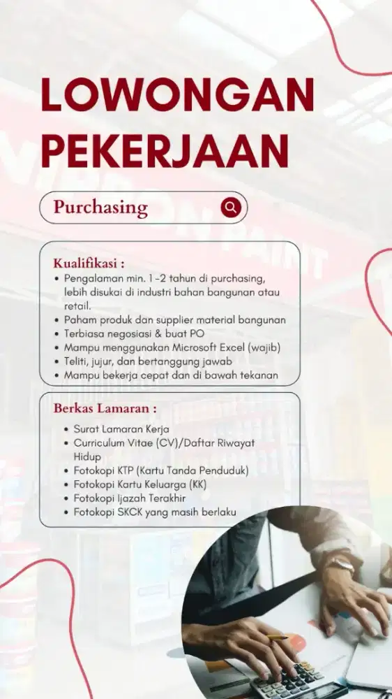 Admin purchasing