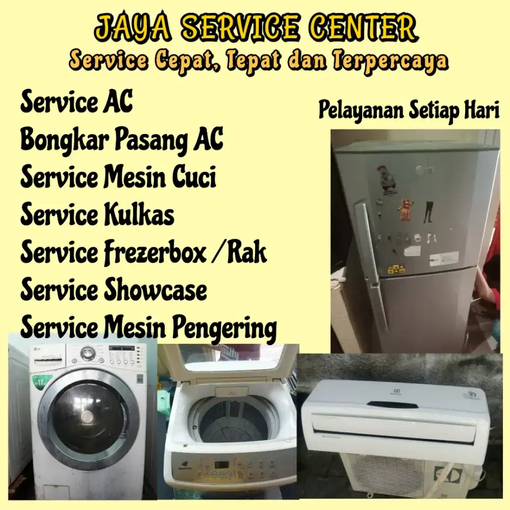 Service AC Kulkas Frezer Servis Mesin Cuci Bongkar Pasang AC Sawahan