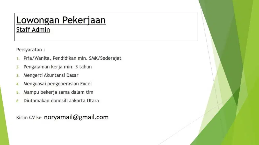 HIRING STAFF ADMIN