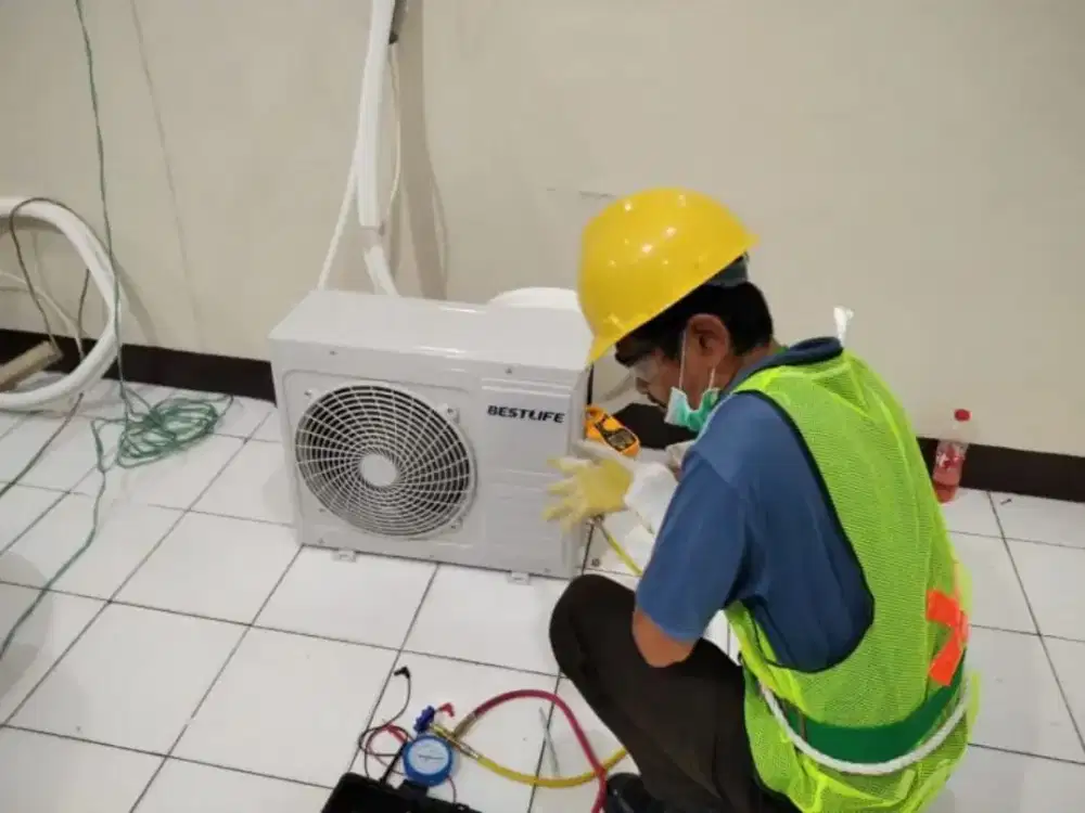 Jasa service ac, kulkas, mesin cuci, pompa air, dan bongkar pasang ac