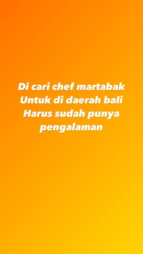 Chef martabak berpengalaman