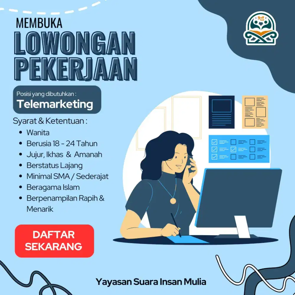 Admin Telemarketing Yayasan Suara Insan Mulia