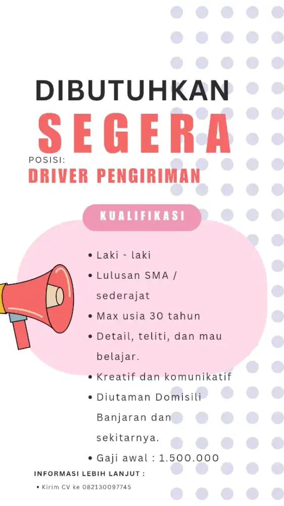 Supir pengiriman