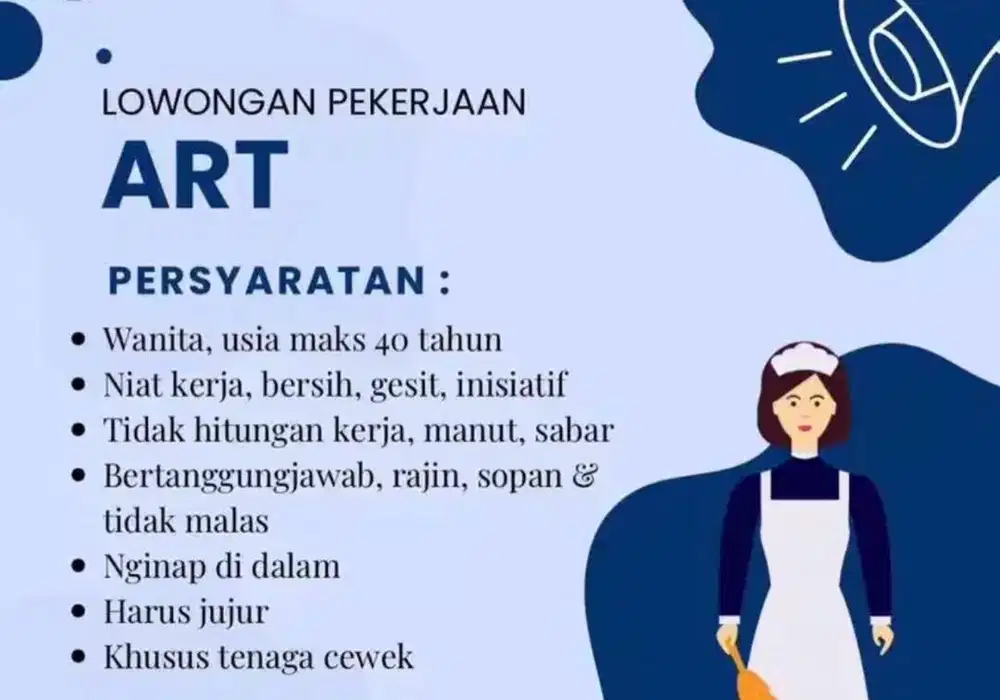 Lowongan kerja ART