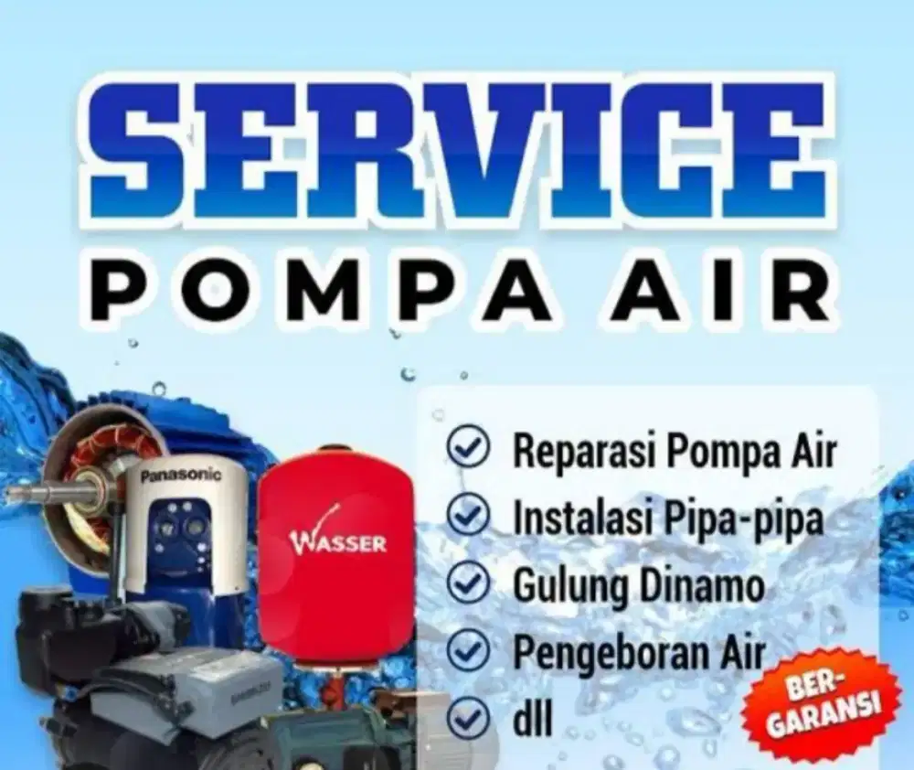 servis pompa air terdekat