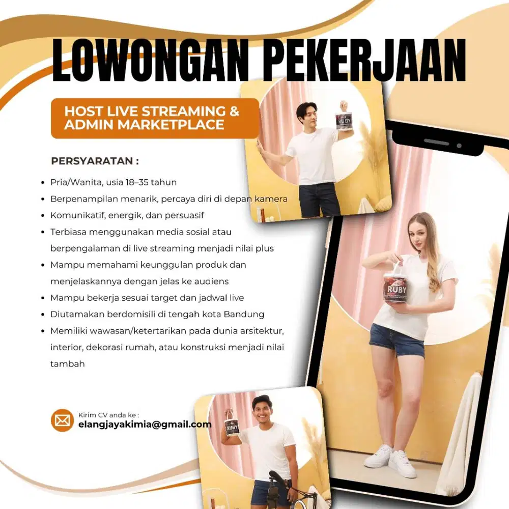 Lowongan Host Live Shopee/Tokopedia – Suka Ngobrol & Jualan? Join Kami