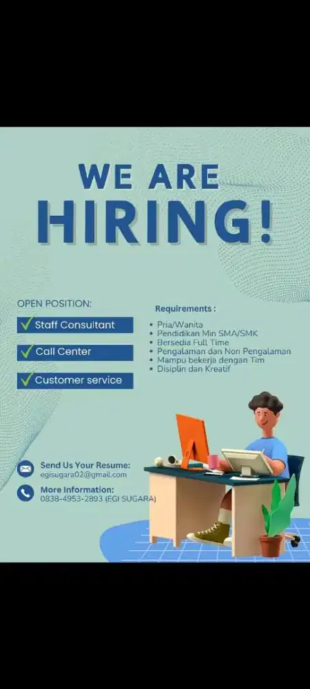 Open rekrutmen bandung guys