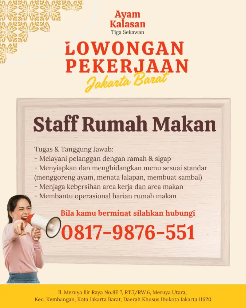Staff Rumah Makan