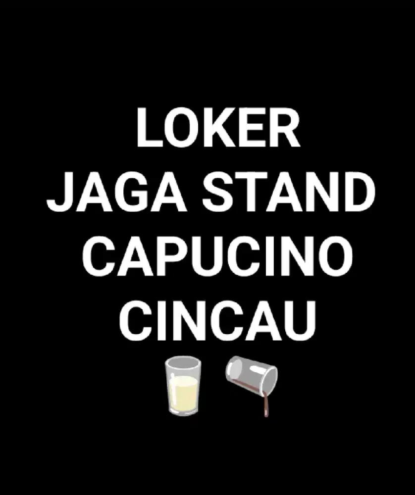 Di cari penjaga stand capcin