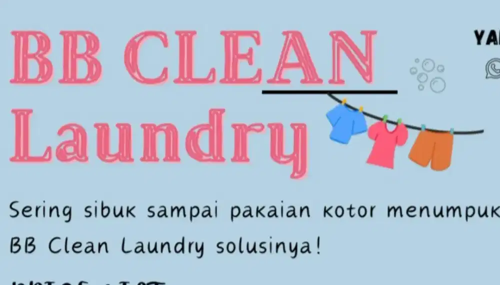 Karyawan / Karyawati Laundry